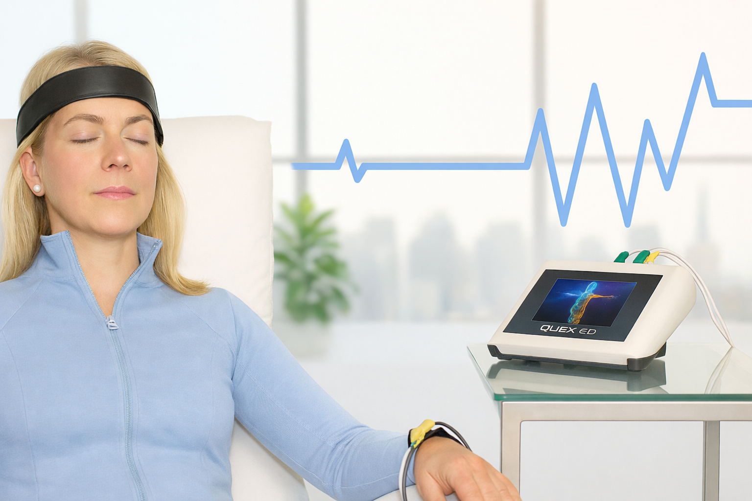 Quantum Biofeedback med fokus på energi, stressrespons, autonom regulering og restitusjon.